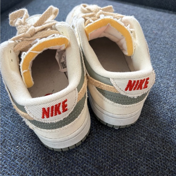 Nike Dunk LowSE Canvas Sail/Khaki Women’s 6.5 - Picture 7 of 10